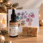 Coffret de Noël – Huile de Calendula, Savon & Carte de Chartreuse
