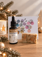 Coffret de Noël – Huile de Calendula, Savon & Carte de Chartreuse