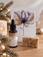 Coffret de Noël – Huile de Calendula, Savon & Carte de Chartreuse – Image 2